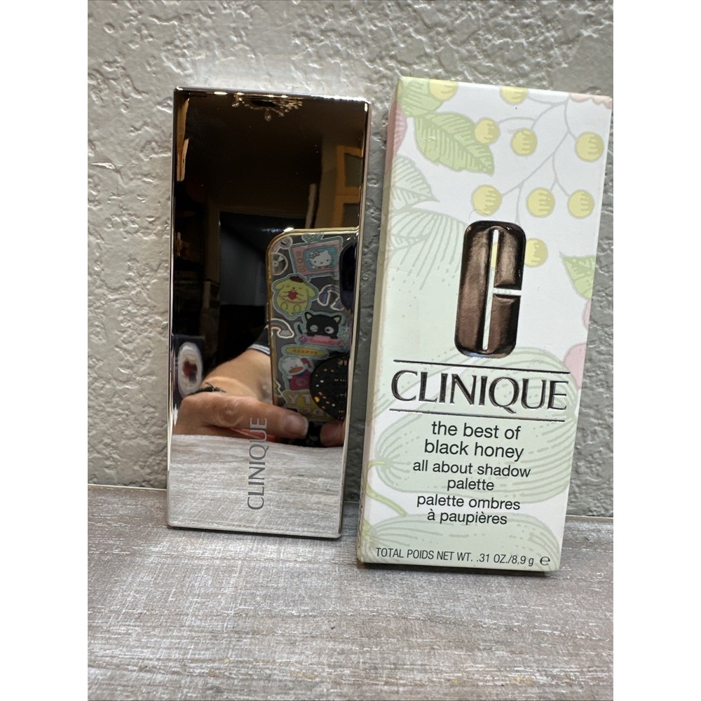 $23 π Clinique The Best Of Black Honey All About Shadow Palette 8.9g New - Picture 4 of 5